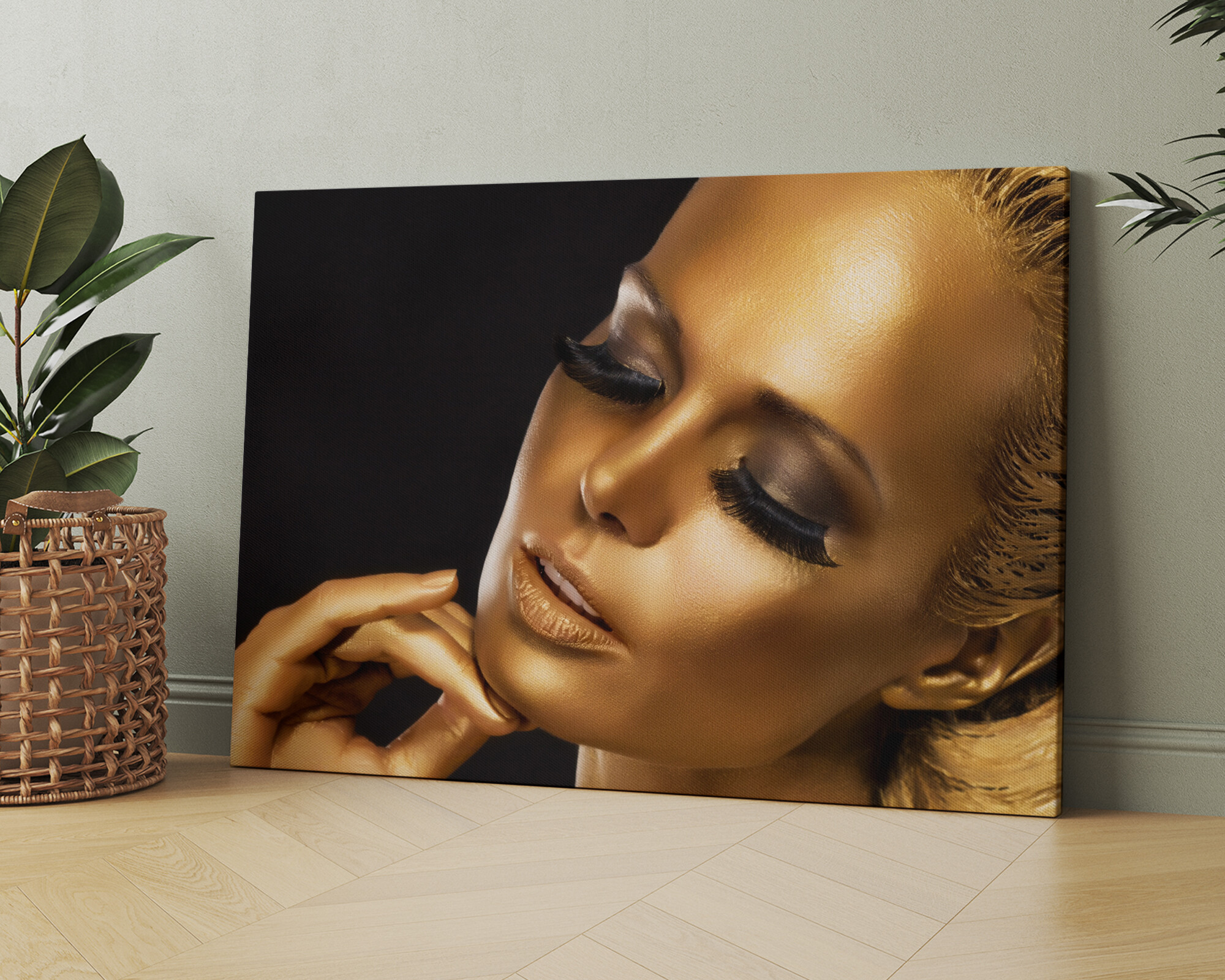 Tablou Canvas Beautifull In Gold