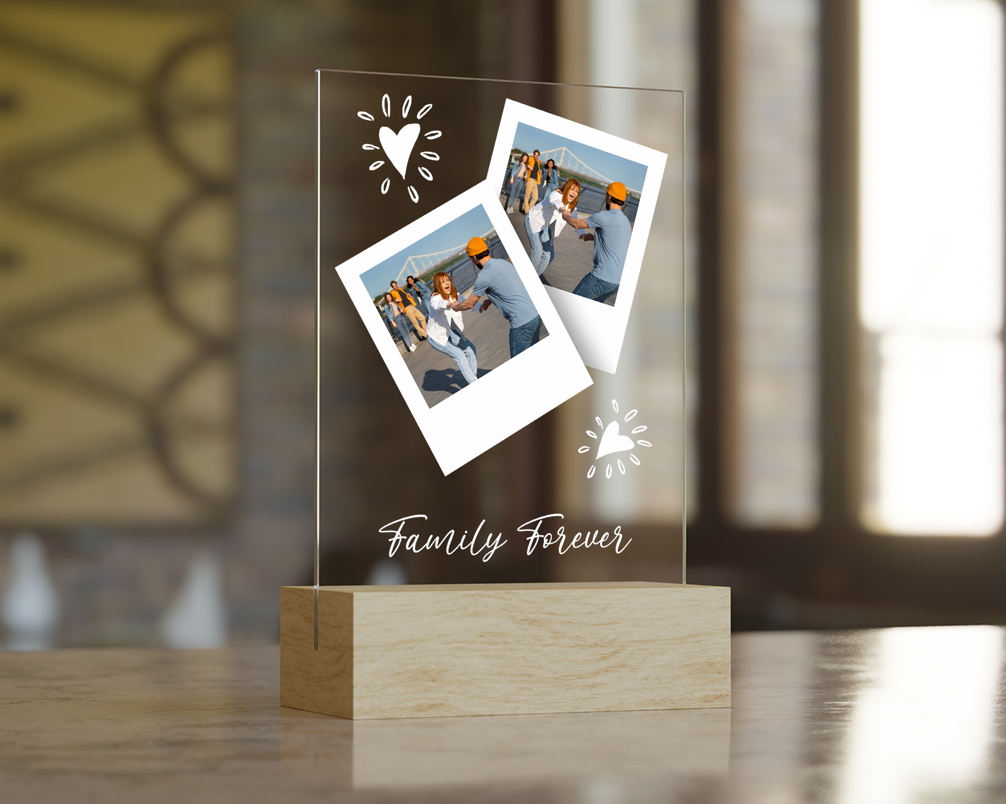 Tablou Personalizat Familie 2 poze