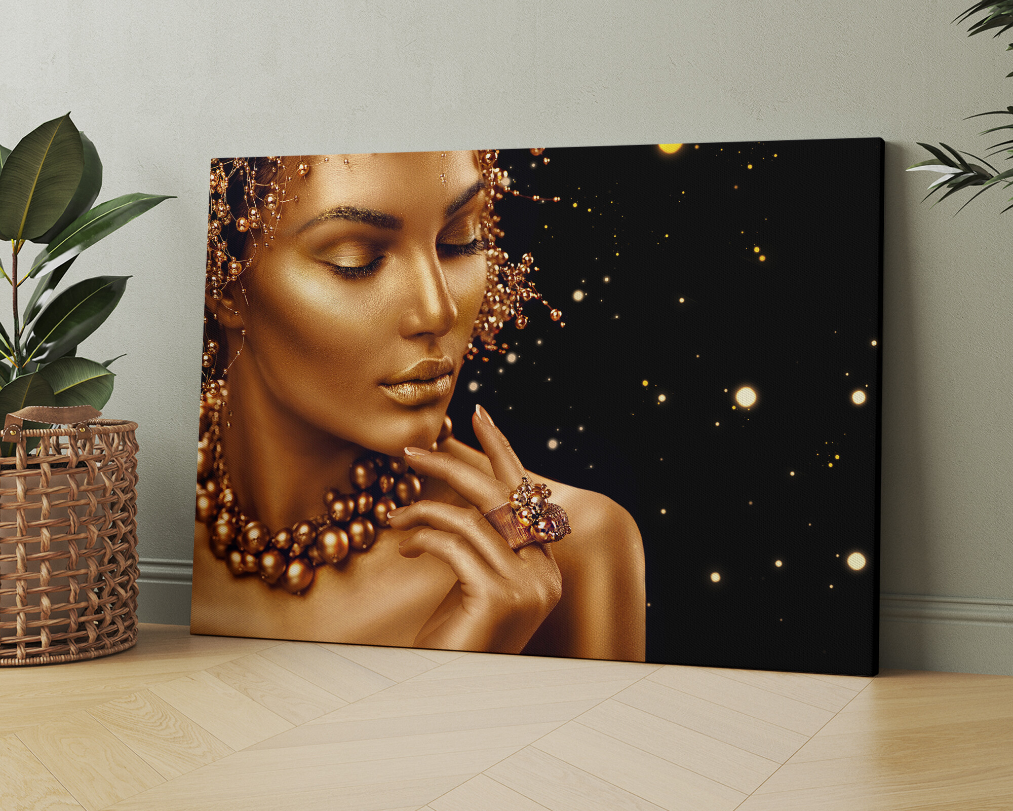 Tablou Canvas Gold Goddess